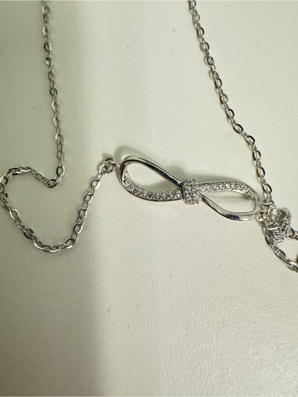 ✨ Sterling Silver 925 Bow Necklace ✨
